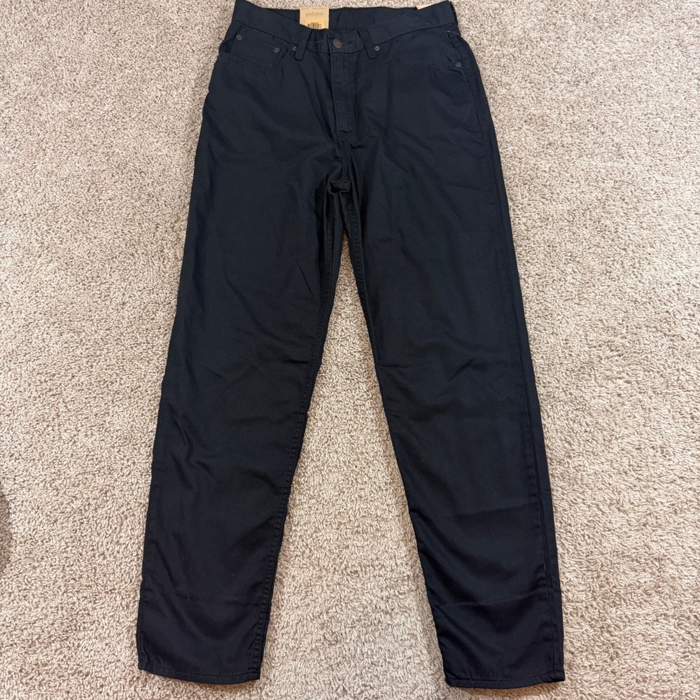 Levi's High-Waisted Mom Jeans Women 30x30 Black NEW Tapered Leg A3506-1821